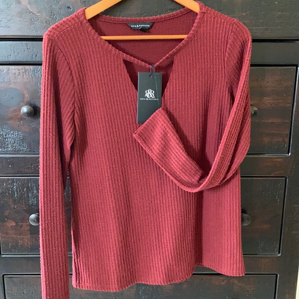 Rock & Republic thermal long sleeve shirt